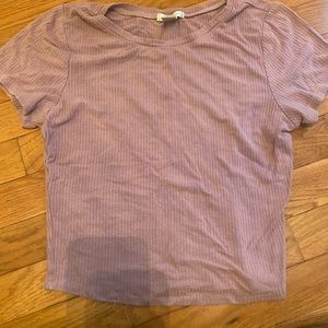 Fitted crop tee